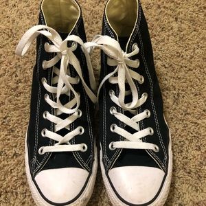 black high top converse